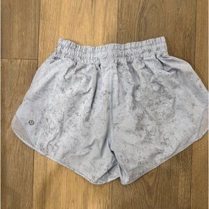 lululemon athletica Pale Blue Marble Athletic Shorts